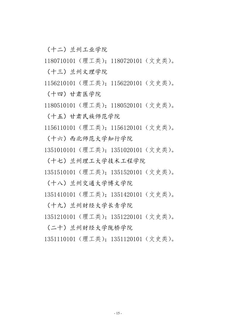 21年甘肃省专升本工作方案的通知 甘招委发2号_15.png